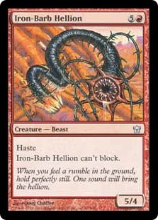 [069]【EN】鉄棘の乱暴者/Iron-Barb Hellion【5DN】[U][赤]