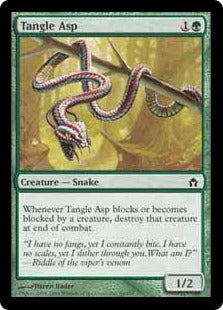 [094]【EN】【FOIL】絡み森のアスプ/Tangle Asp【5DN】[C][緑]