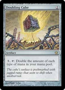 [116]【EN】【FOIL】倍化の立方体/Doubling Cube【5DN】[R][茶]