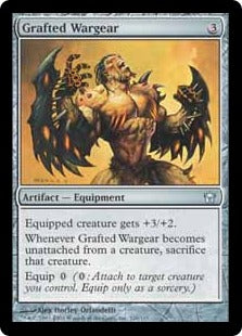 [126]【EN】融合する武具/Grafted Wargear【5DN】[U][茶]