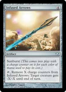 [133]【EN】【FOIL】注入の矢/Infused Arrows【5DN】[U][茶]