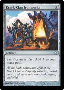 [134]【EN】【FOIL】クラーク族の鉄工所/Krark-Clan Ironworks【5DN】[U][茶]