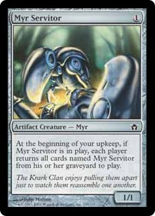 [139]【EN】マイアの苦役者/Myr Servitor【5DN】[C][茶]