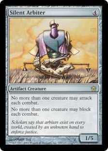 [150]【EN】【FOIL】沈黙の調停者/Silent Arbiter【5DN】[R][茶]