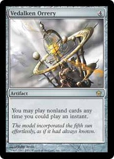 [163]【EN】【FOIL】ヴィダルケンの宇宙儀/Vedalken Orrery【5DN】[R][茶]