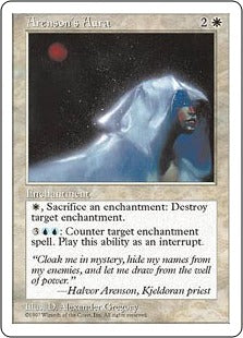 [006]【EN】アレンスンのオーラ/Arenson's Aura【5ED】[U][白]