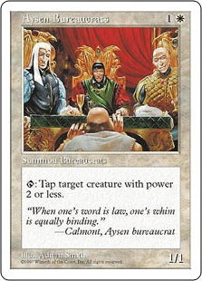 [009]【EN】アイゼンの官吏/Aysen Bureaucrats【5ED】[C][白]