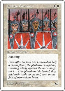 [036]【JP】アイケイシアの密集軍/Icatian Phalanx【5ED】[U][白]