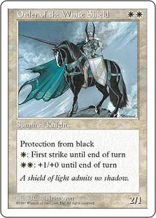 [049]【JP】白き盾の騎士団/Order of the White Shield【5ED】[U][白]