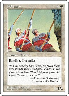 [052]【EN】長槍兵/Pikemen【5ED】[C][白]