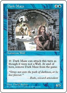 [080]【EN】暗黒の迷路/Dark Maze【5ED】[C][青]