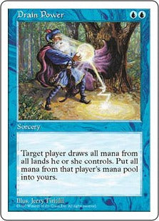 [082]【EN】魔力奪取/Drain Power【5ED】[R][青]