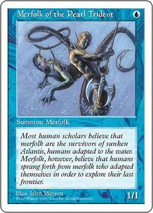 [104]【EN】真珠三叉矛の人魚/Merfolk of the Pearl Trident【5ED】[C][青]