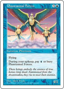 [106]【JP】幻影の軍団/Phantasmal Forces【5ED】[U][青]