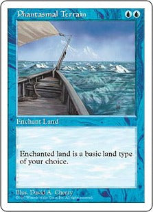 [107]【EN】幻影の地/Phantasmal Terrain【5ED】[C][青]