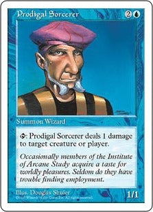 [112]【EN】放蕩魔術師/Prodigal Sorcerer【5ED】[C][青]