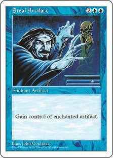 [128]【JP】秘宝奪取/Steal Artifact【5ED】[U][青]
