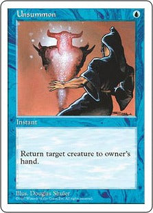 [132]【JP】送還/Unsummon【5ED】[C][青]