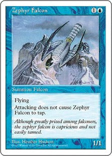 [137]【EN】西風の隼/Zephyr Falcon【5ED】[C][青]