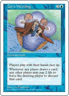 [138]【EN】ズアーの運命支配/Zur's Weirding【5ED】[R][青]