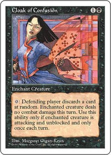 [151]【EN】困惑の外套/Cloak of Confusion【5ED】[C][黒]
