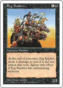 [158]【EN】アーグの盗賊団/Erg Raiders【5ED】[C][黒]
