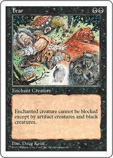 [162]【JP】畏怖/Fear【5ED】[C][黒]