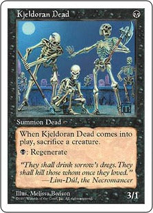 [170]【JP】キイェルドーの死者/Kjeldoran Dead【5ED】[C][黒]
