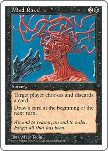 [176]【EN】精神のほころび/Mind Ravel【5ED】[C][黒]