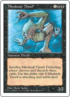 [178]【JP】精神攪乱スラル/Mindstab Thrull【5ED】[C][黒]