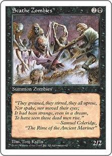 [192]【JP】スケイズ・ゾンビ/Scathe Zombies【5ED】[C][黒]