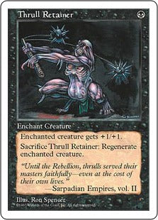 [198]【EN】従者スラル/Thrull Retainer【5ED】[U][黒]