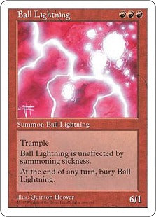 [210]【EN】ボール・ライトニング/Ball Lightning【5ED】[R][赤]