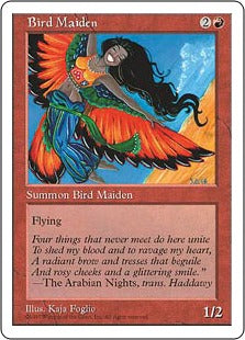 [211]【EN】鳥の乙女/Bird Maiden【5ED】[C][赤]