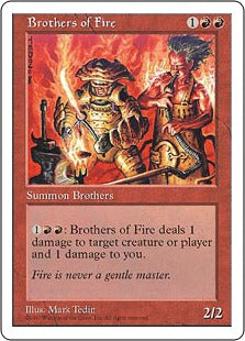 [214]【JP】火の兄弟/Brothers of Fire【5ED】[C][赤]