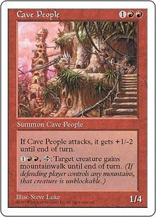 [215]【JP】穴居人/Cave People【5ED】[U][赤]