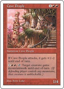 [215]【JP】穴居人/Cave People【5ED】[U][赤]