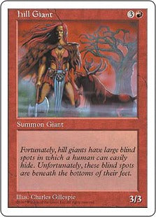 [239]【EN】丘巨人/Hill Giant【5ED】[C][赤]