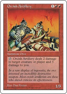[253]【EN】オーク弩弓隊/Orcish Artillery【5ED】[U][赤]