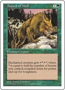[278]【EN】狼の血/Aspect of Wolf【5ED】[R][緑]
