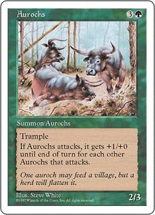 [279]【JP】オーロクス/Aurochs【5ED】[C][緑]