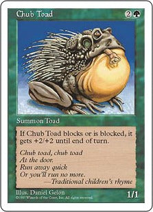 [283]【EN】チャブ・トード/Chub Toad【5ED】[C][緑]