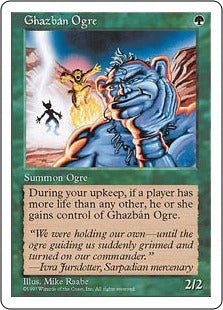 [298]【EN】ガズバンのオーガ/Ghazban Ogre【5ED】[C][緑]