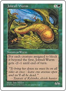 [306]【JP】ジョータル・ワーム/Johtull Wurm【5ED】[U][緑]