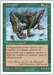 [309]【EN】ルアゴイフ/Lhurgoyf【5ED】[R][緑]