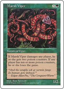 [315]【JP】マーシュ・バイパー/Marsh Viper【5ED】[C][緑]