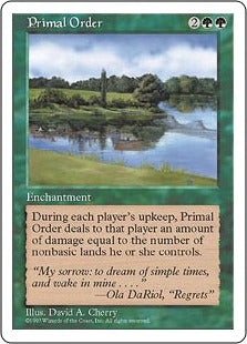 [318]【JP】原初の秩序/Primal Order【5ED】[R][緑]