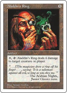[346]【EN】アラジンの指輪/Aladdin's Ring【5ED】[R][茶]