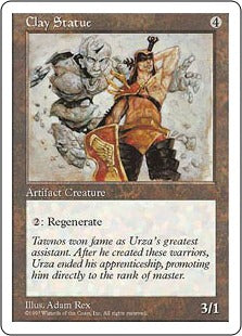 [355]【JP】粘土像/Clay Statue【5ED】[C][茶]