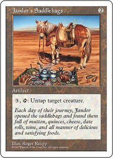 [383]【EN】ジャンドールの鞍袋/Jandor's Saddlebags【5ED】[R][茶]